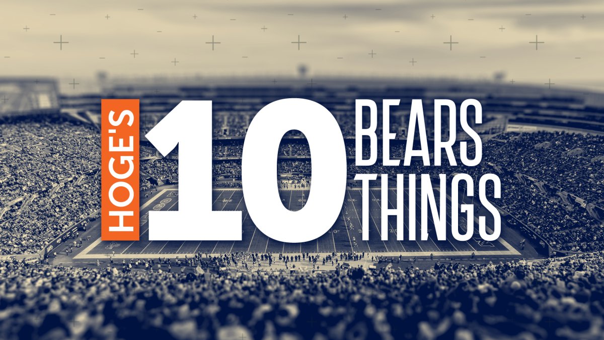 Hoge's 10 Bears Things: Defense starting to look like NFL's best again –  NBC Sports Chicago
