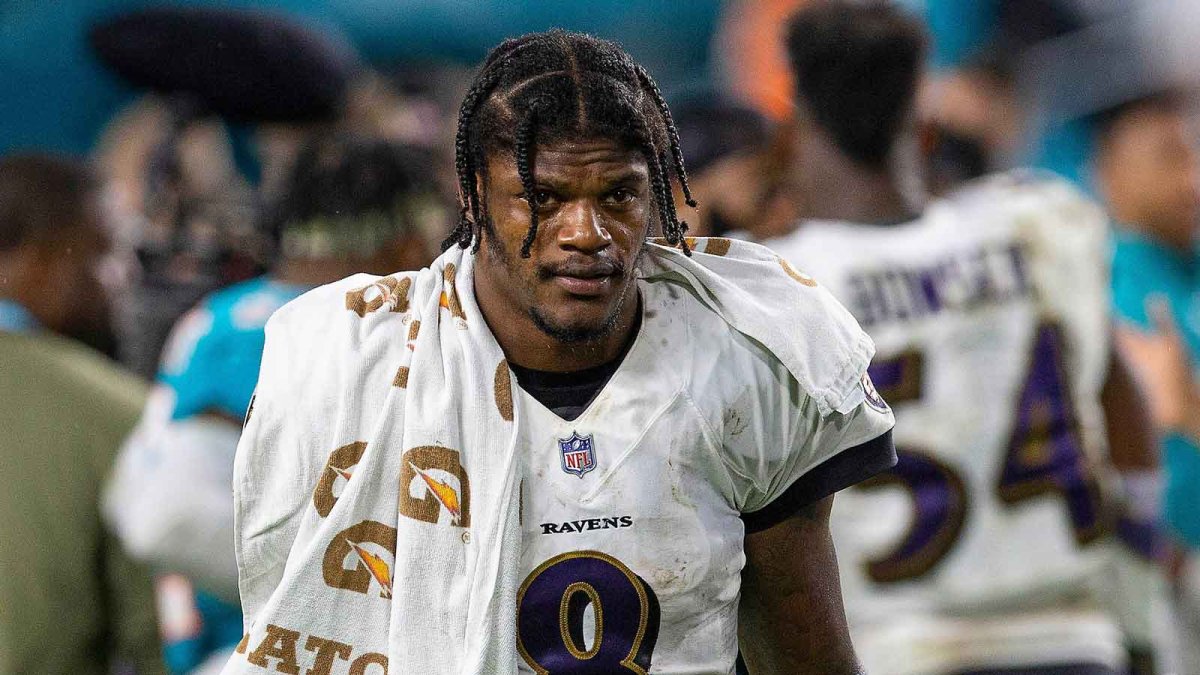 Lamar Jackson inactive for Ravens' Week 11 game at Bears as he deals with  non-COVID illness 