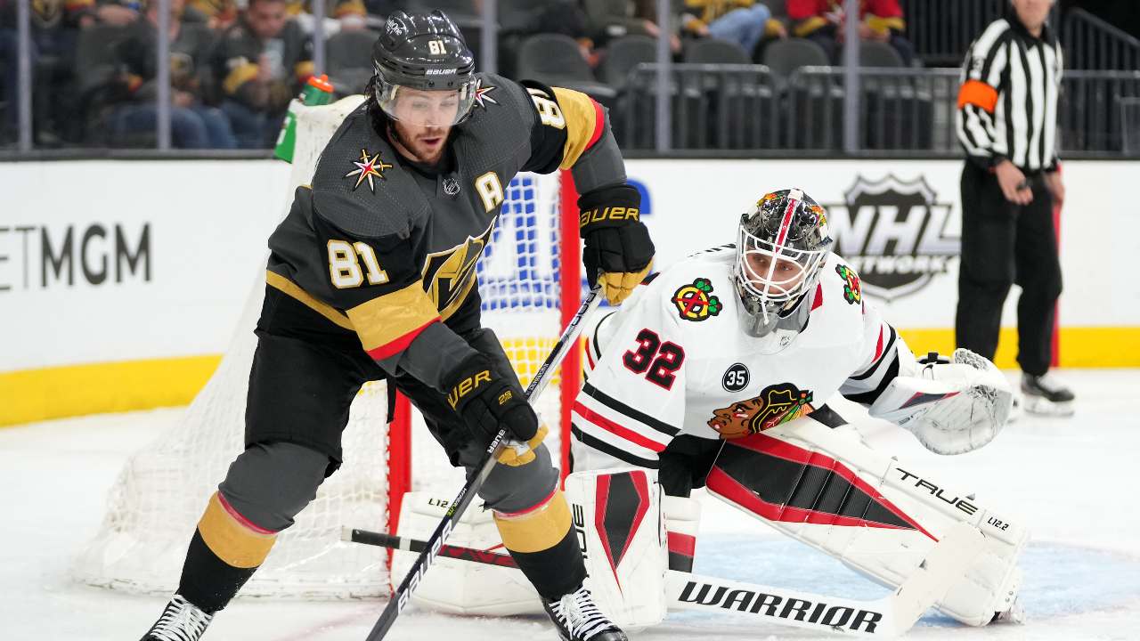 Golden Knights beat Blackhawks 1-0 in home opener at T-Mobile Arena