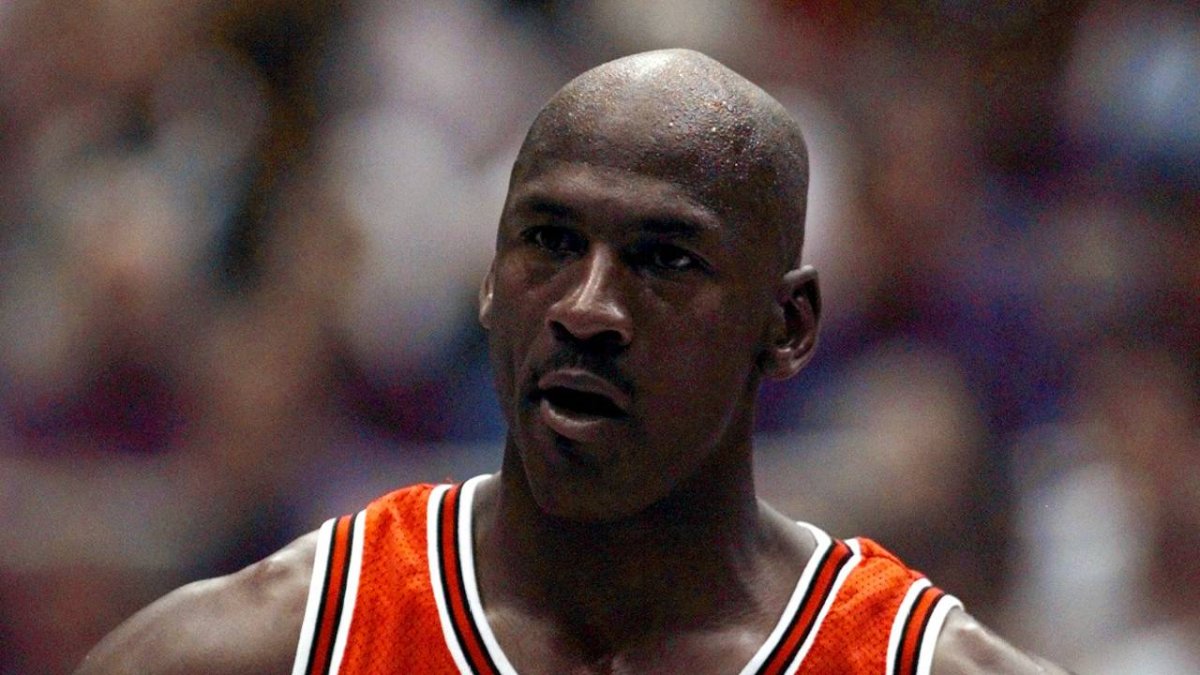 Michael Jordan's jersey from the iconic 1998 NBA Finals could