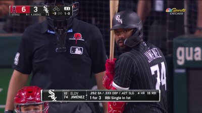 Eloy Jiménez hits solo HR in 2nd to put Chicago White Sox on board – NBC  Sports Chicago