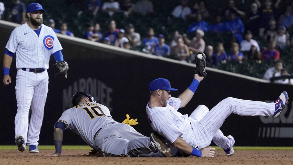 Brewers score 6 in 5th, beat Cubs 6-3 for DH sweep