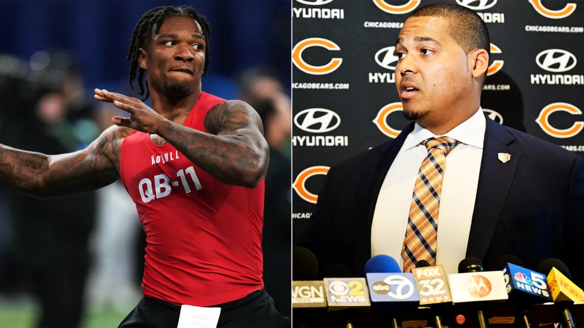 NFL combine notebook: Bears intel on trade price, partners, QB class – NBC  Sports Chicago