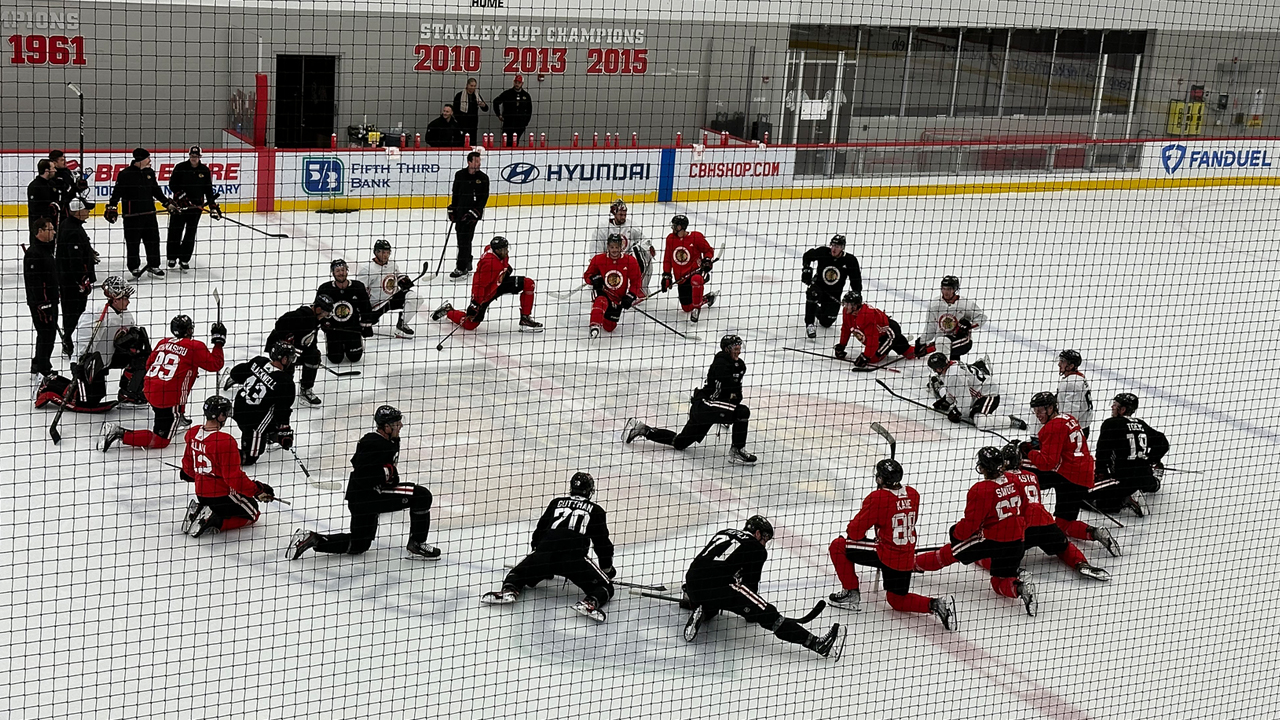 Blackhawks announce first wave of cuts, trim roster to 50 players
