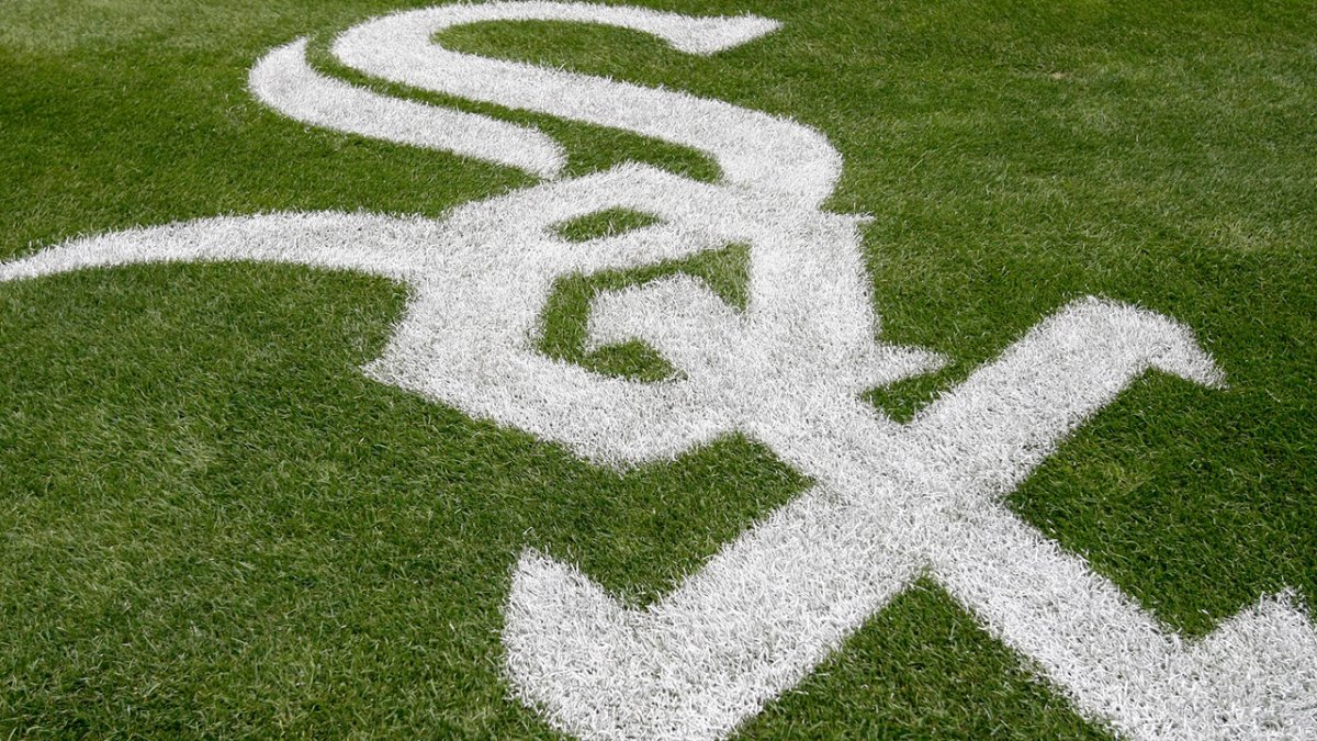 Download Chicago White Sox Logo On Field Wallpaper