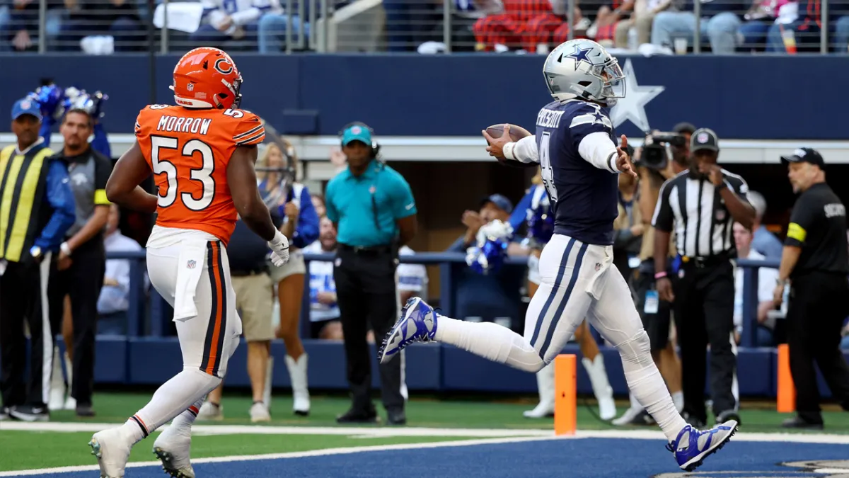 Dallas Cowboys beat Chicago Bears 49-29