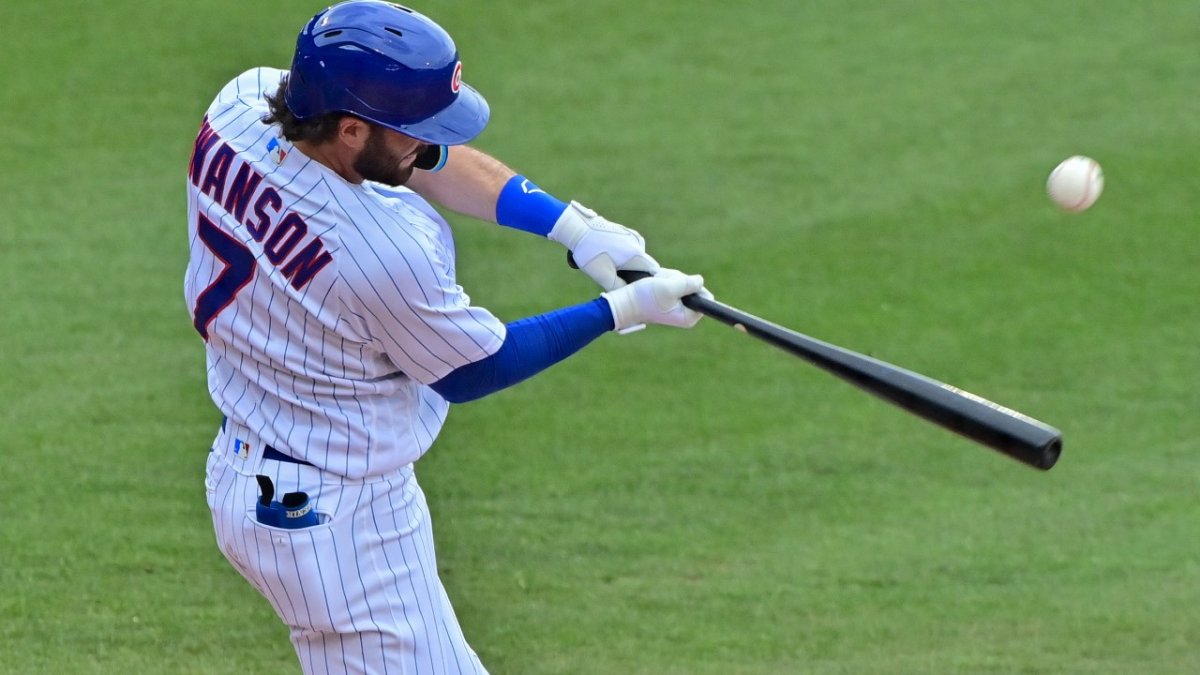 Watch: Dansby Swanson finally gets first Cubs home run – NBC