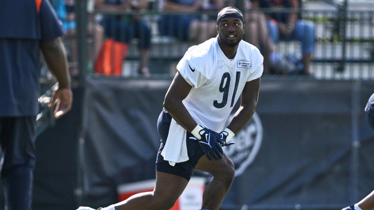 Why Bears believe 'sky is limit' for rookie Dominique Robinson – NBC Sports  Chicago