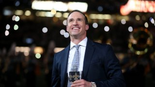 Drew Brees returns to Purdue as a temporary assistant coach