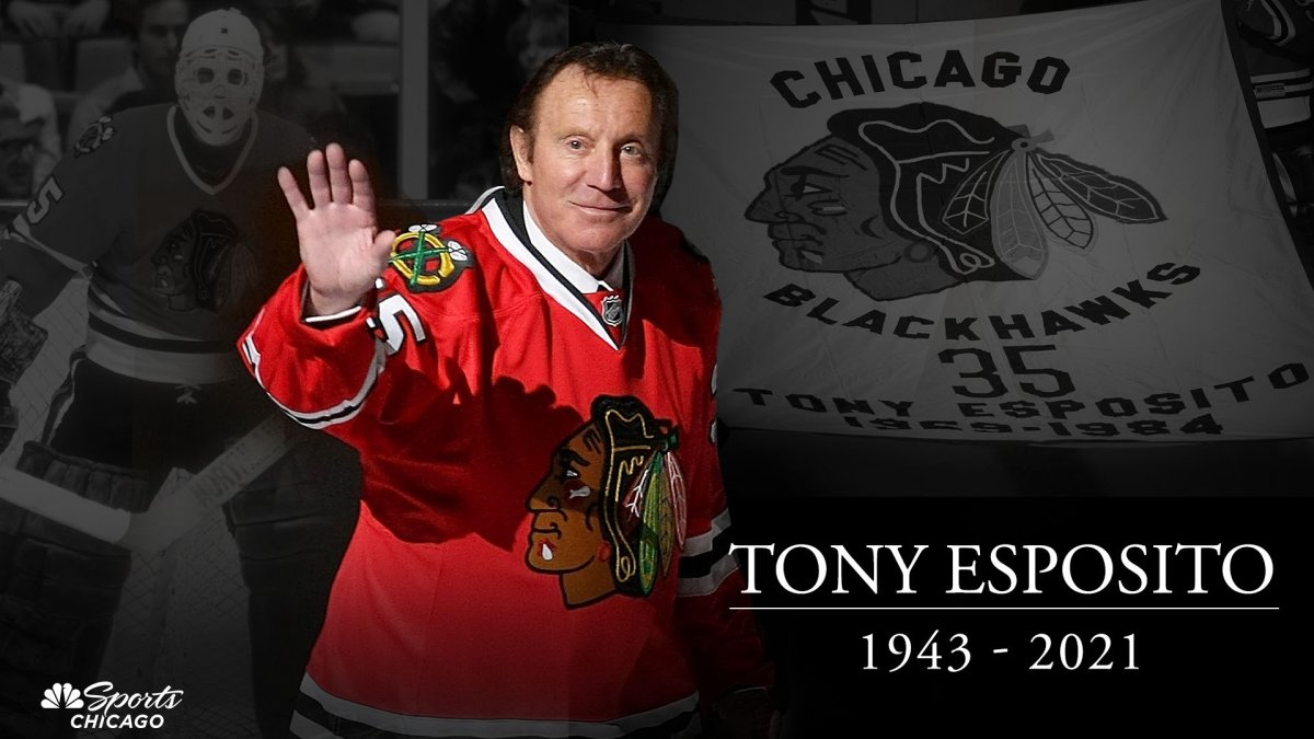 Blackhawks legend and Hall of Fame goaltender Tony Esposito dies