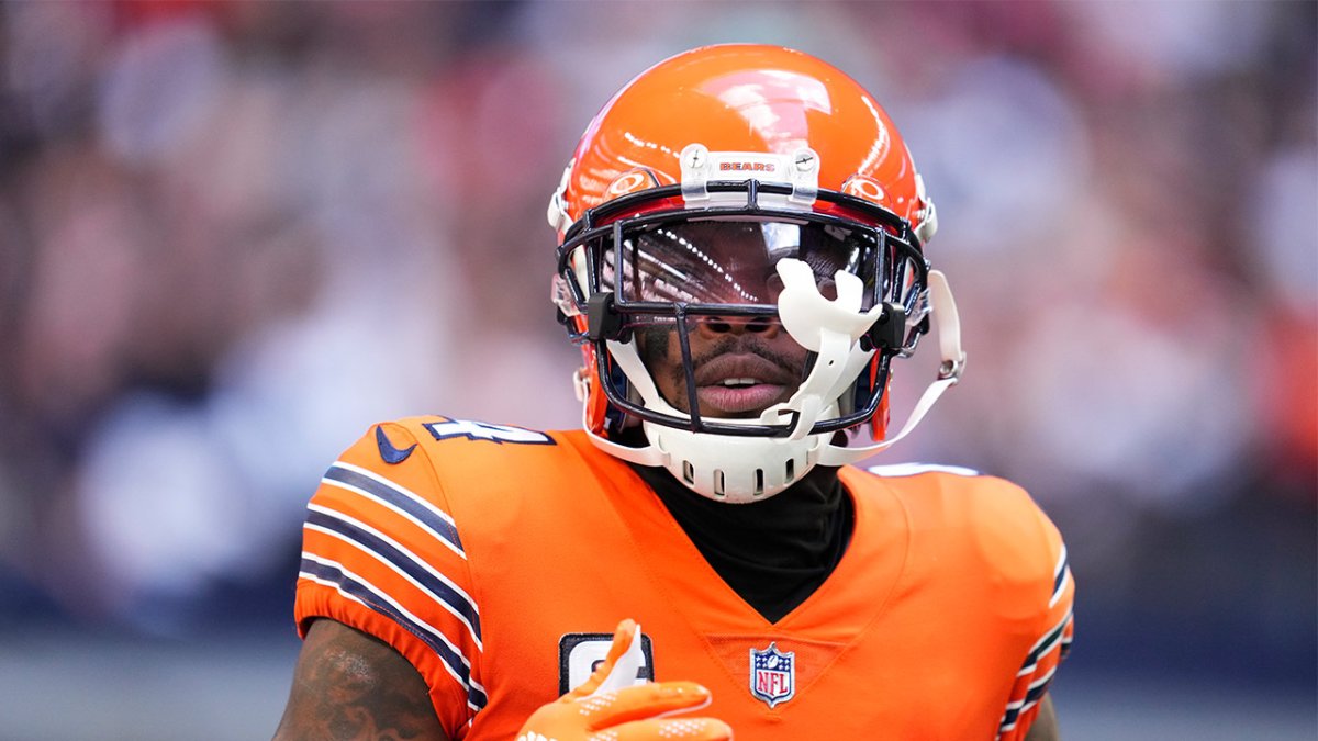 Bears orange helmets, explained: Why Chicago is wearing 'highlighter'  helmets on 'Thursday Night Football'