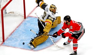 Marc-Andre Fleury talks about Golden Knights, Chicago Blackhawks