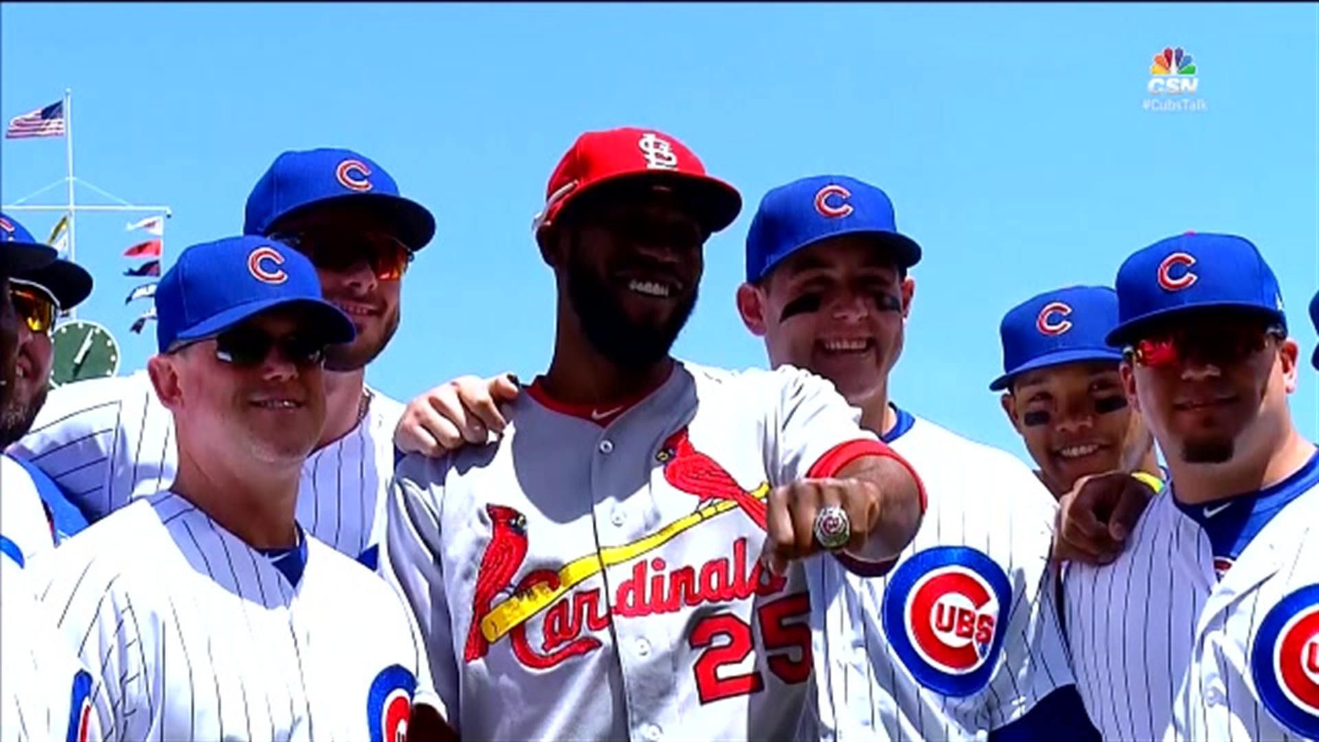 Dexter Fowler gets World Series ring , hits leadoff home run at Wrigley