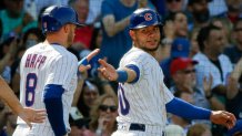 Chicago Cubs' Willson Contreras, Ian Happ emotional in likely