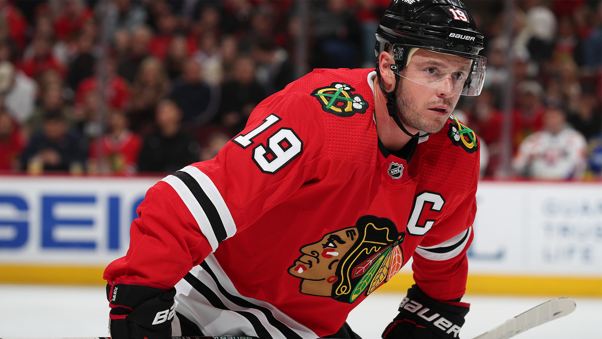 The end of a Chicago story: Jonathan Toews sendoff closes book on  Blackhawks' dynasty - CHGO