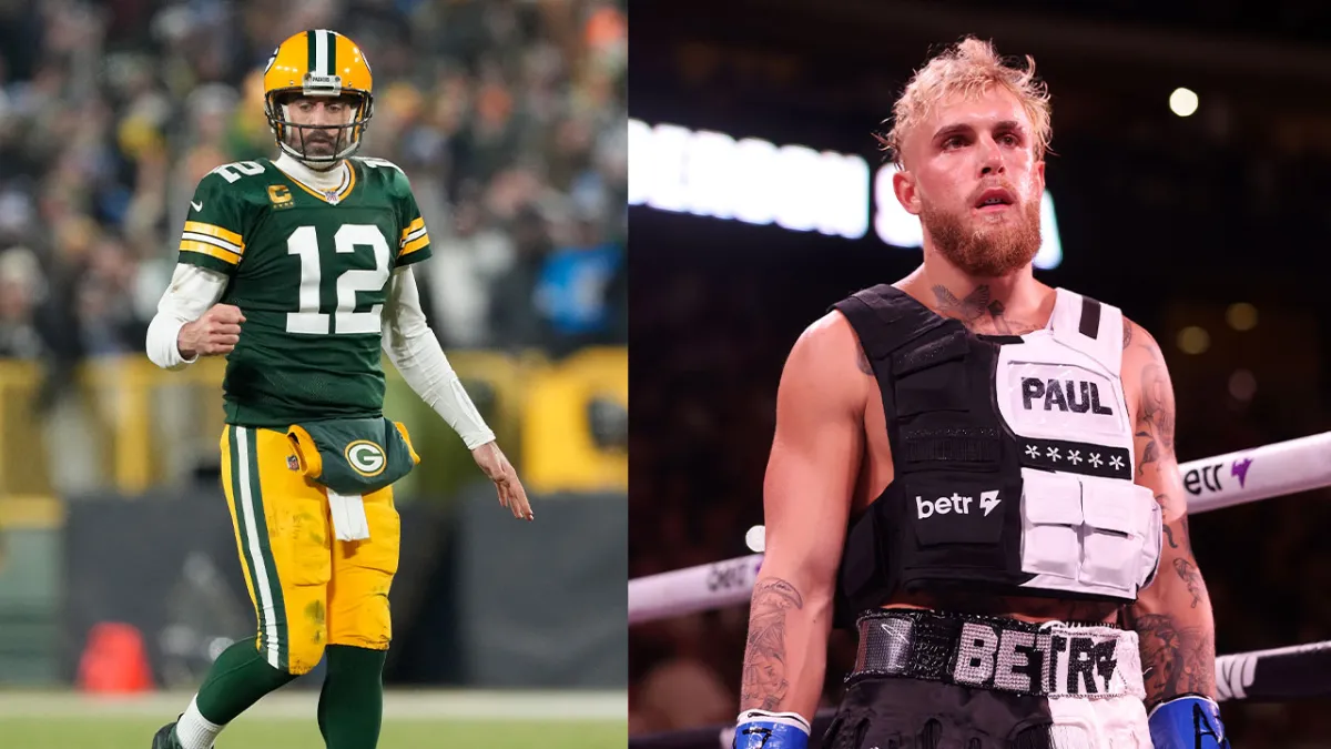 Jake Paul says he did ayahuasca with Packers' Aaron Rodgers – NBC Sports  Chicago