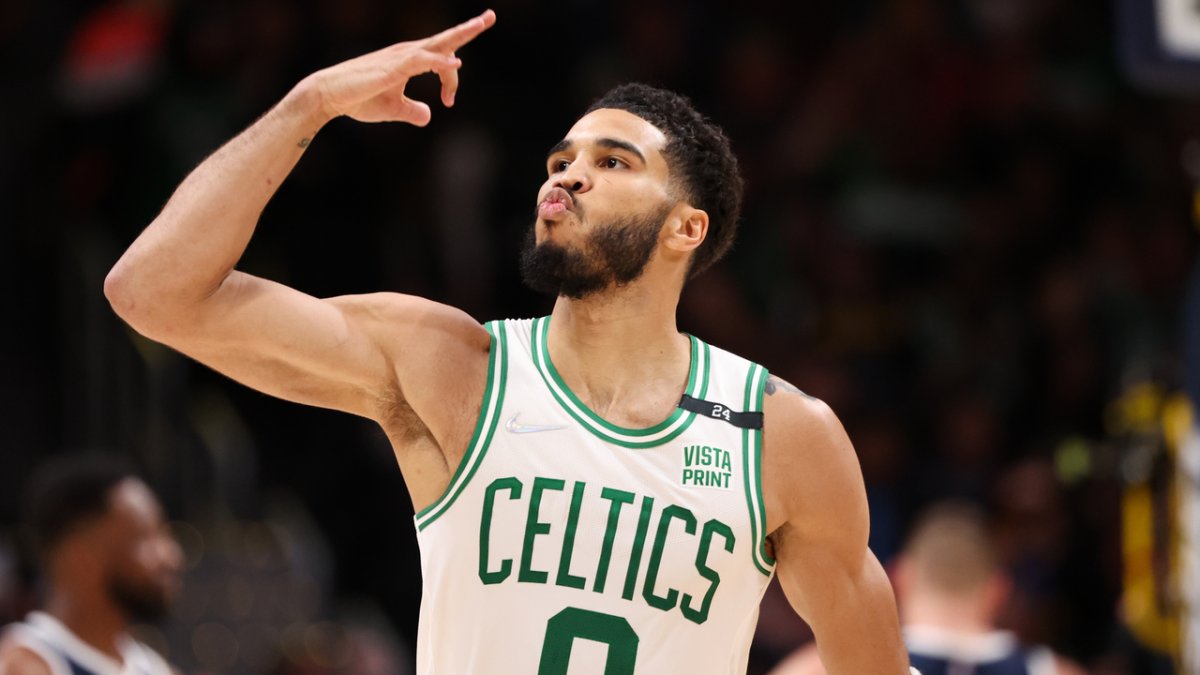 Jayson Tatum Wearing Kobe Bryant And Michael Jordan Shirt