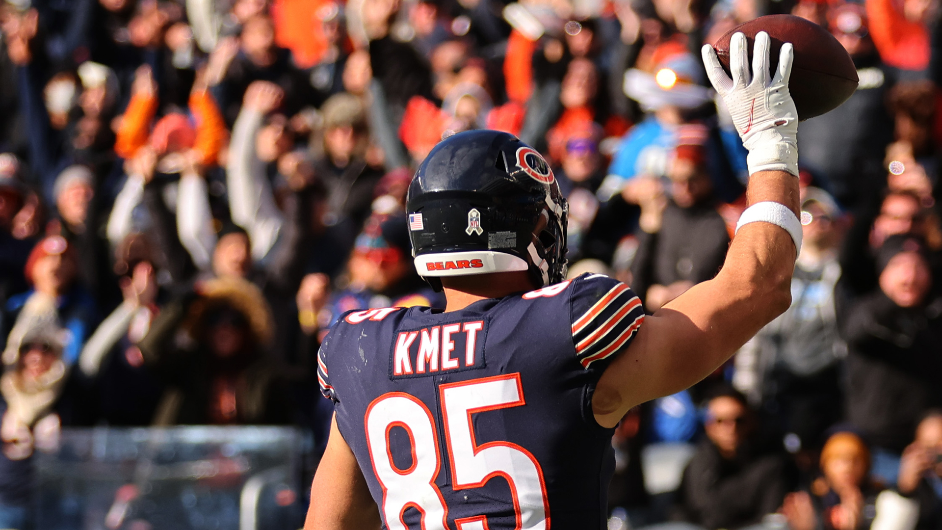 Inside what happened on Cole Kmet's 50-yard TD catch against Lions – NBC  Sports Chicago