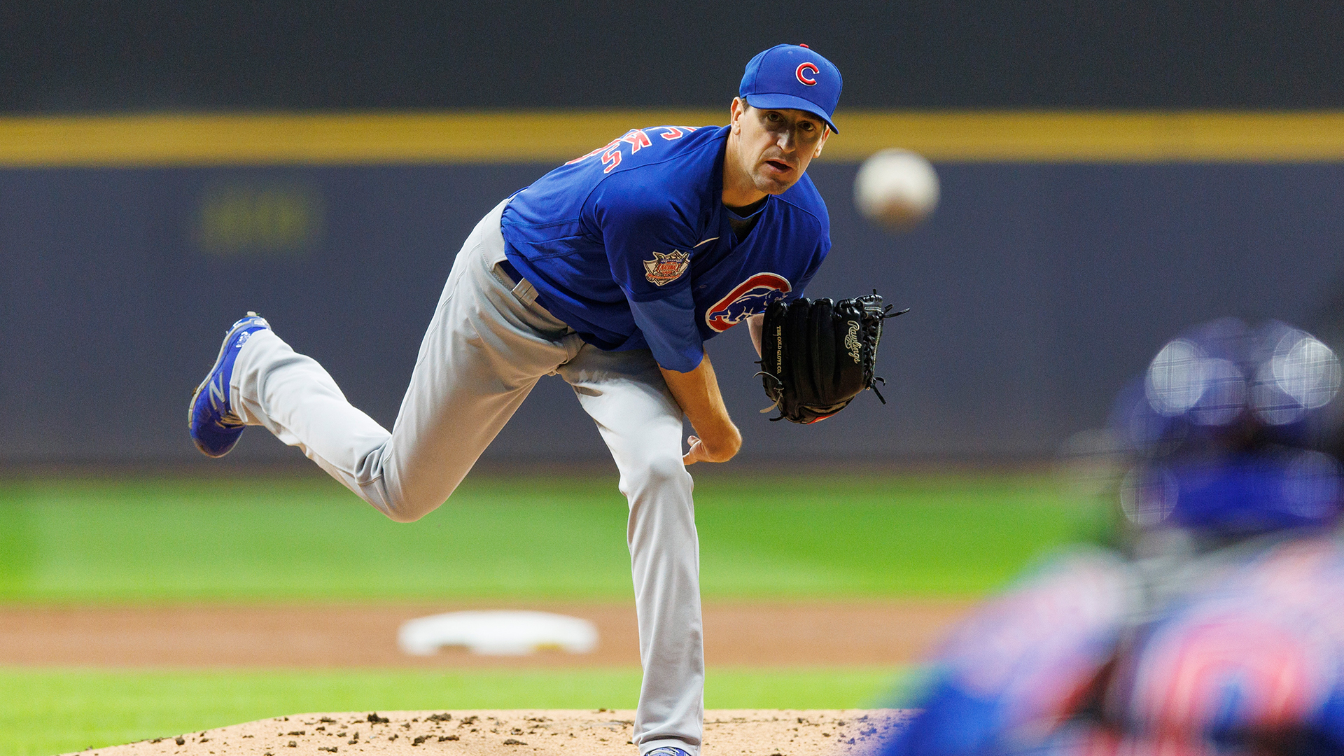 July 5, 2022: Chicago Cubs starting pitcher Kyle Hendricks #28 pitches 3  innings and gives up 2 runs during MLB game between the Chicago Cubs and  the Milwaukee Brewers at American Family
