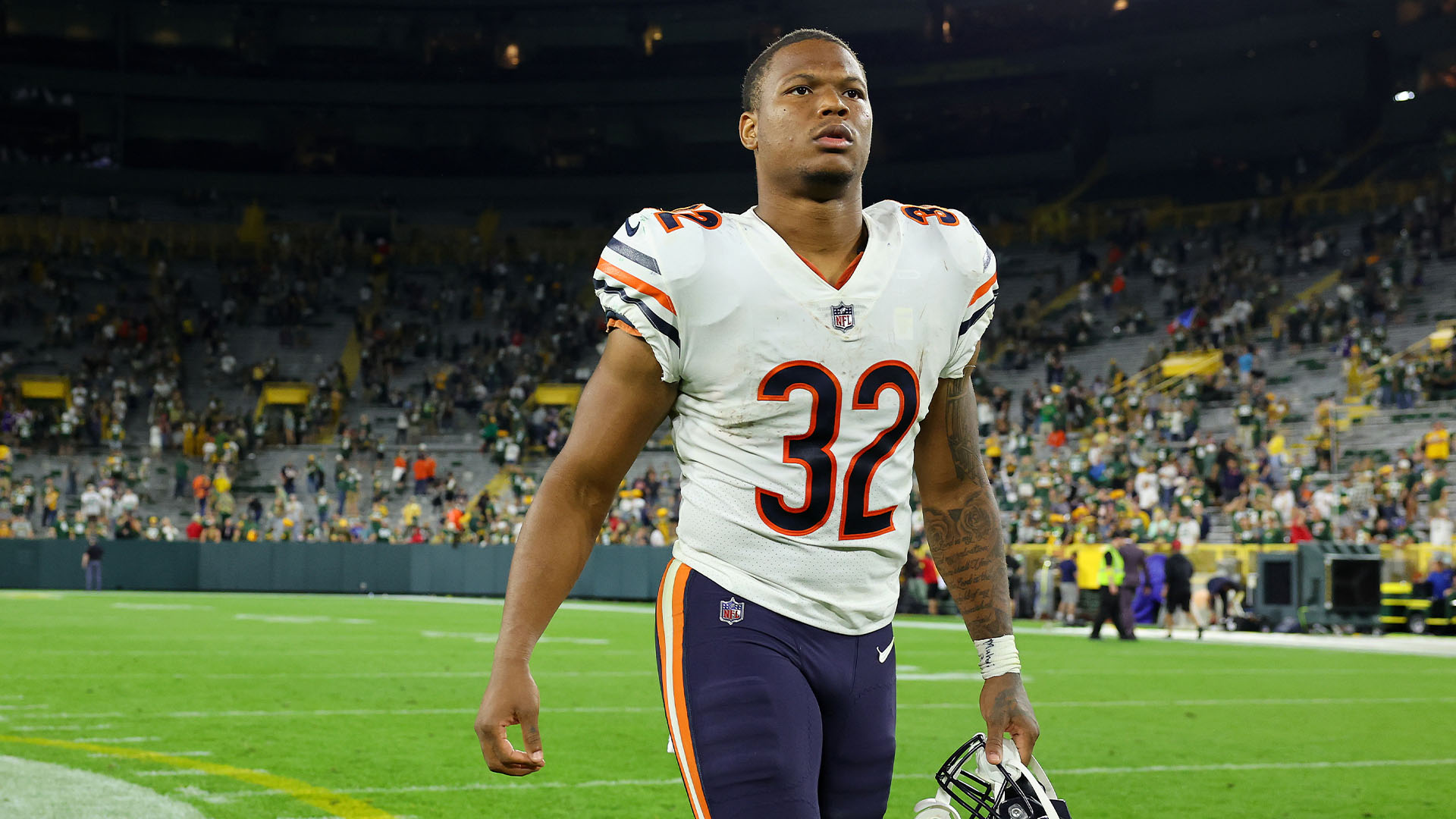 David Montgomery injury update: Bears RB 'doubtful' to return vs. Texans  due to knee and ankle injuries