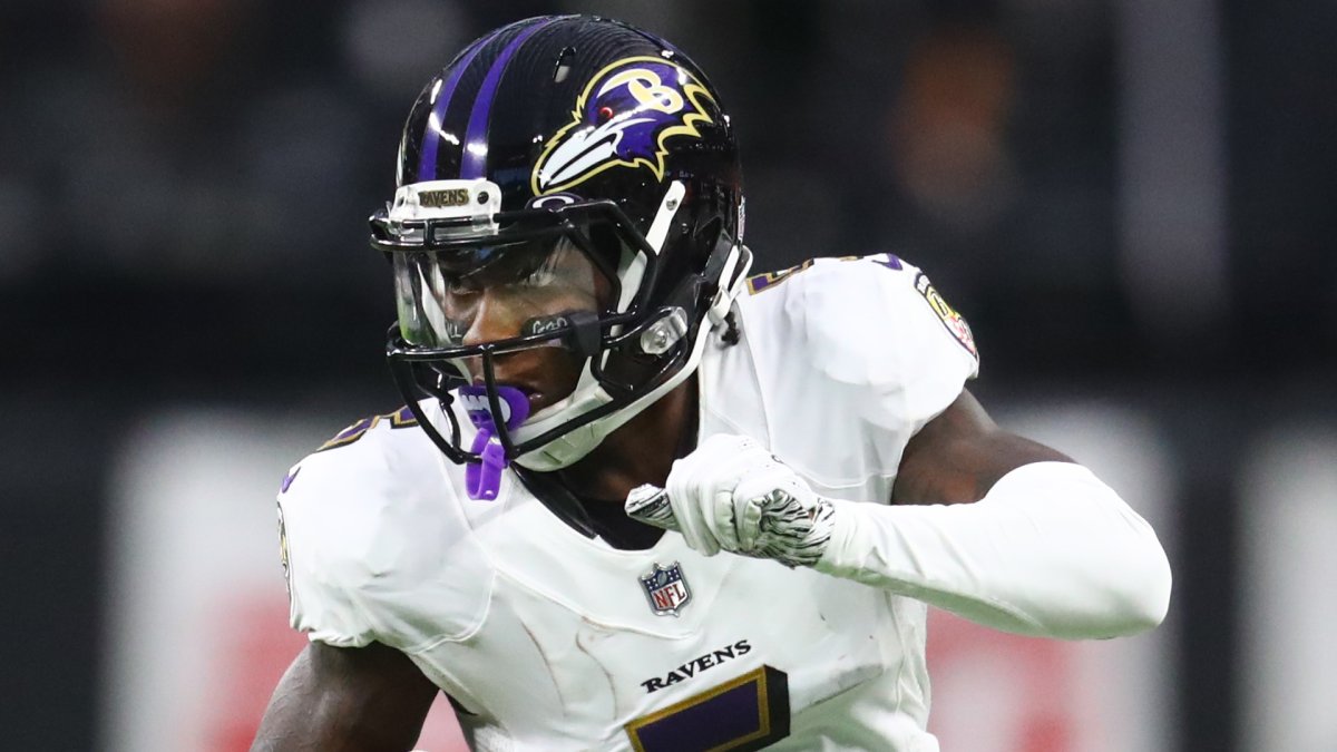 Marquise Brown out for Ravens against Bears, Lamar Jackson