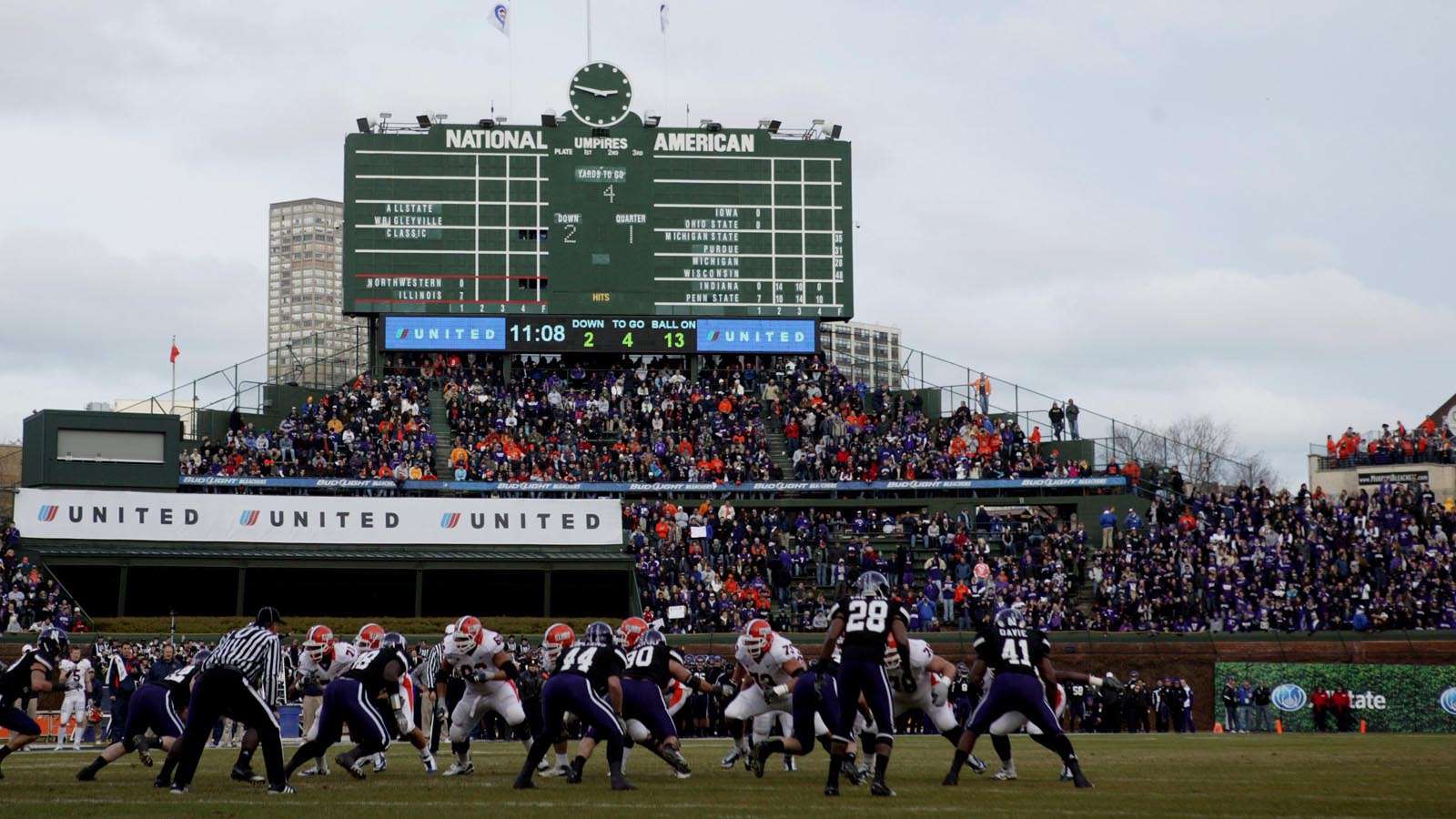Wrigley Field to host Iowa-Northwestern football game