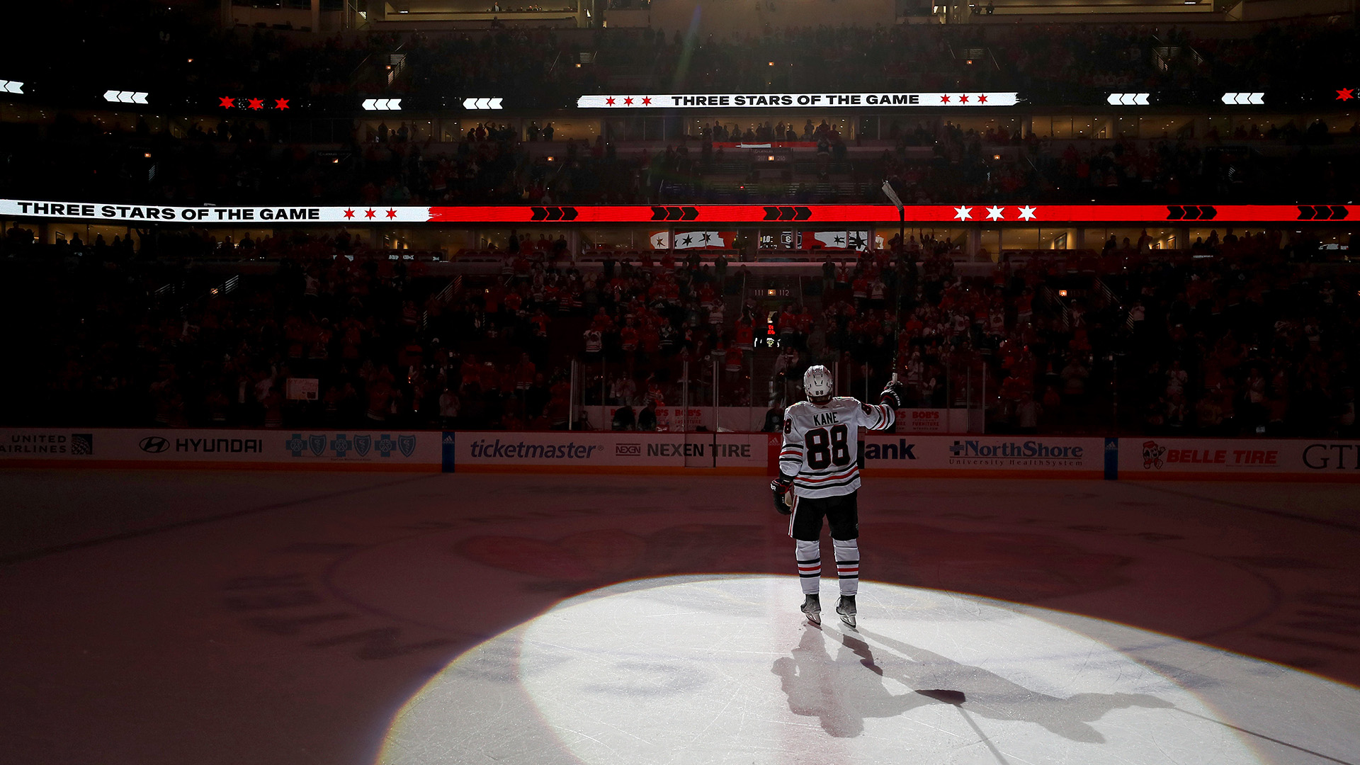 Patrick Kane of the Chicago Blackhawks walks out with teammates News  Photo - Getty Images