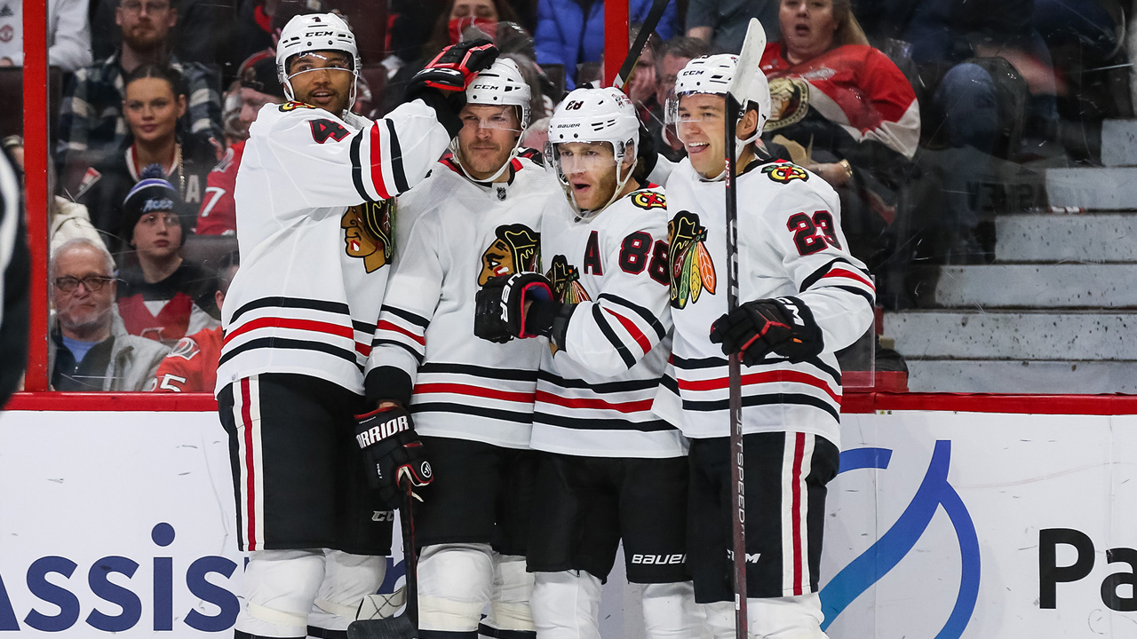 Athanasiou, Kane lead Blackhawks to 4-3 overtime win over Senators