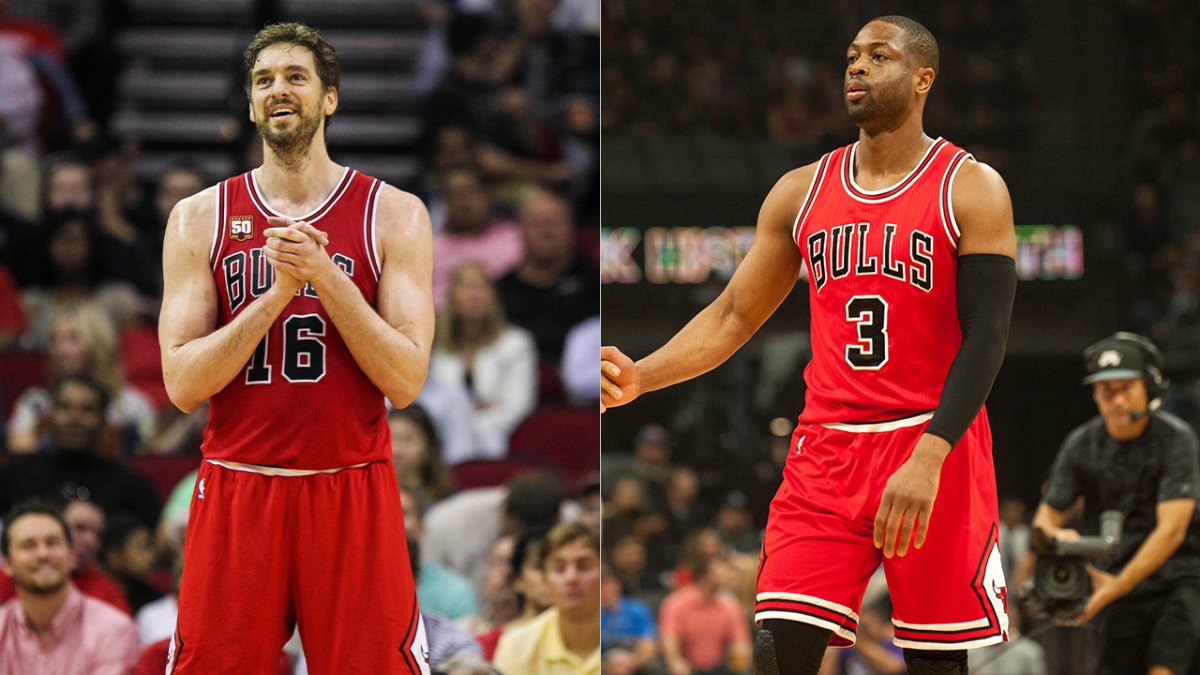 Miami Heat's Jimmy Butler shares in Pau Gasol jersey honor
