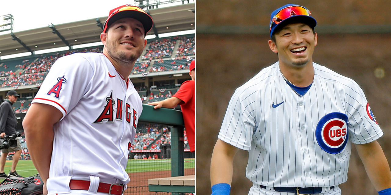 Angels' Mike Trout shows Cubs' Seiya Suzuki some love, too – NBC