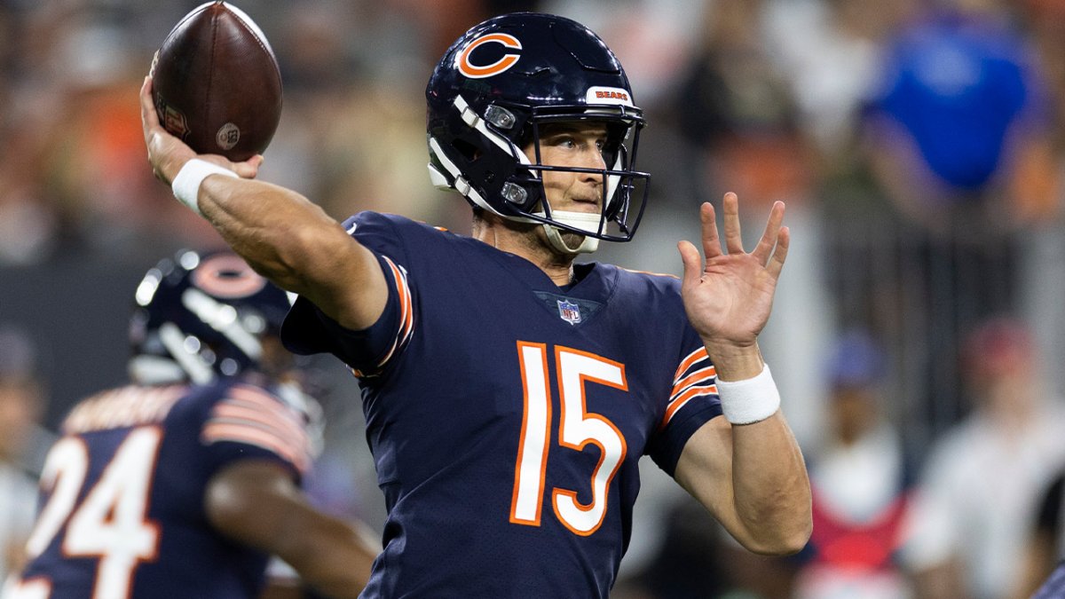 Bears' Justin Fields inactive, Trevor Siemian starts vs. Jets