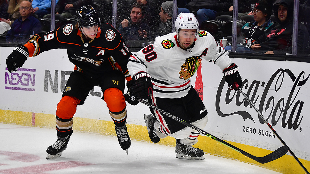 Blackhawks struggle with chemistry in streak-snapping loss to Ducks -  Chicago Sun-Times