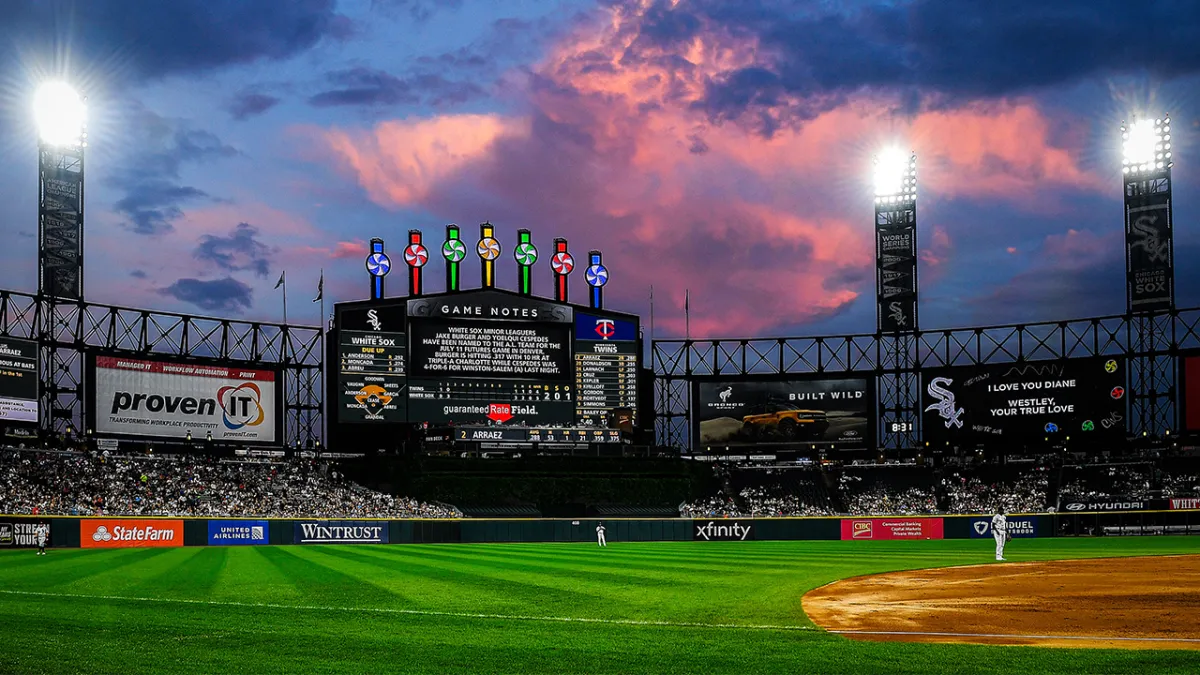 Chicago White Sox Ballparks Print