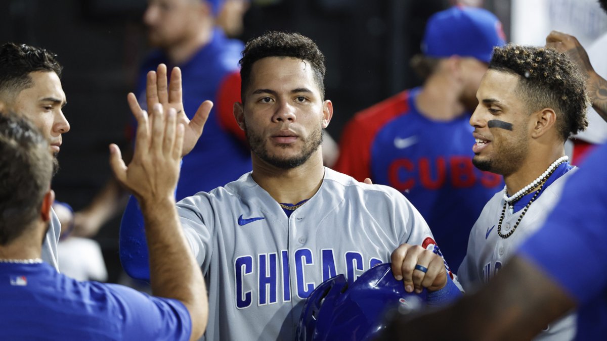 Nick Madrigal Signals To Cubs Dugout - Marquee Sports Network
