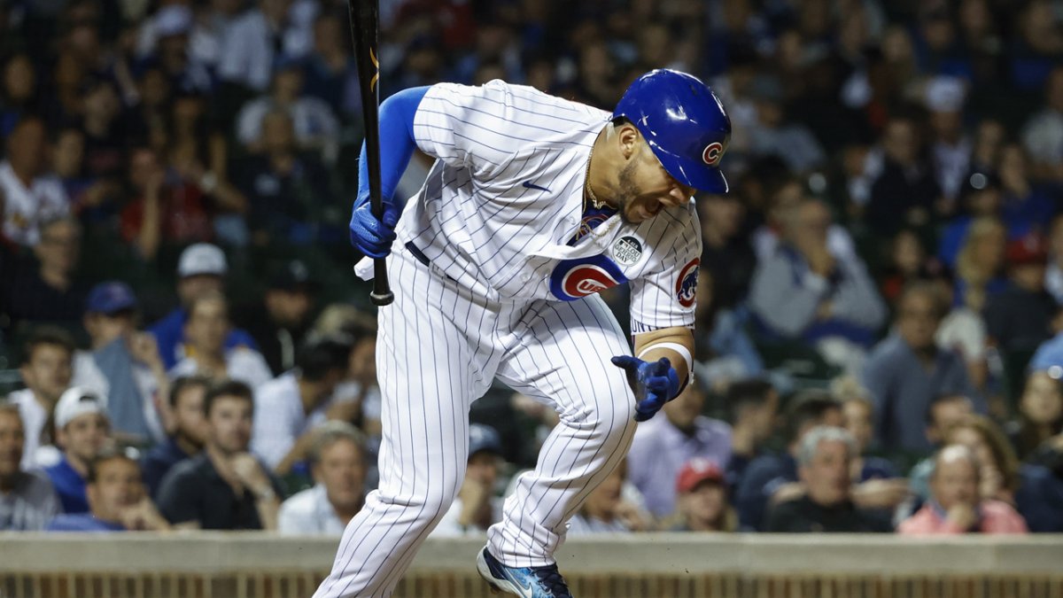 Cubs' Willson Contreras homers on sore ankle: 'His pain tolerance