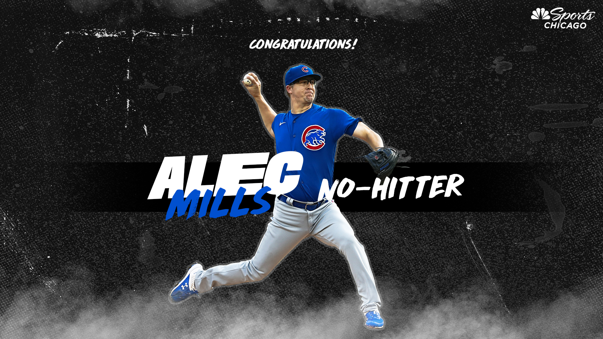 Alec Mills Signed Chicago Cub Highlight Stat Jersey Inscibd No Hitter  9/13/202