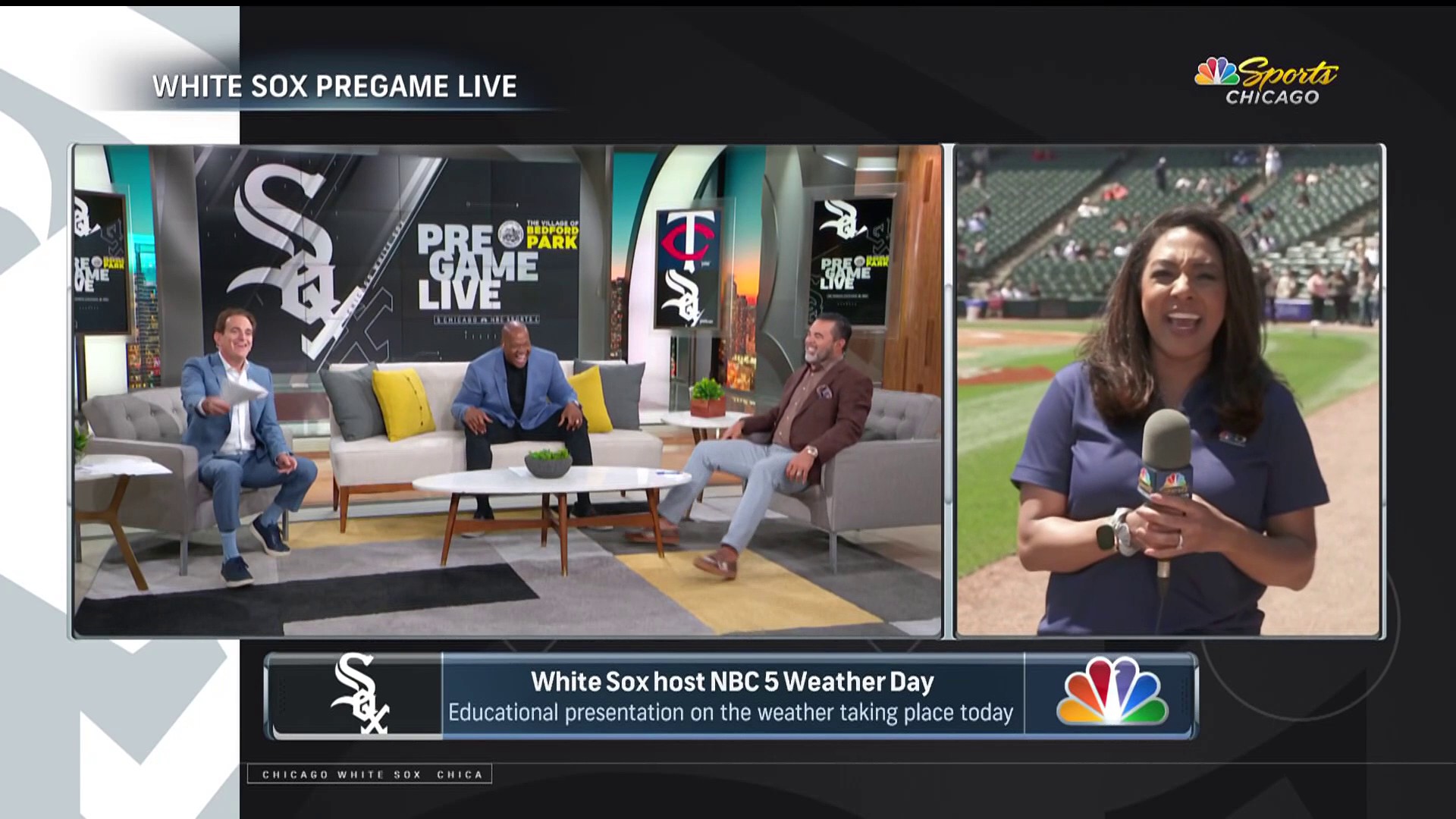 NBC 5s Alicia Roman forecasts the Pick to Click on White Sox Pregame Live 