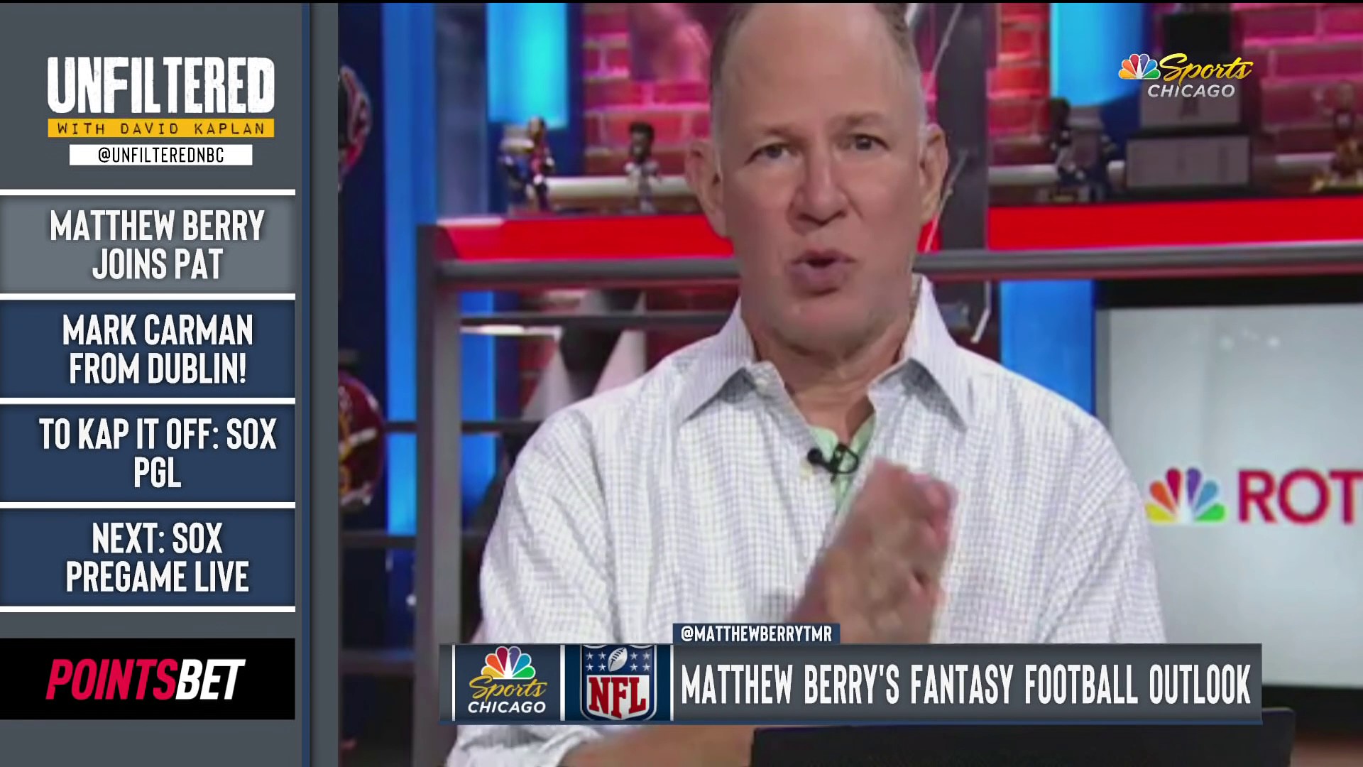 Matthew Berry Wants Fantasy on 'Every NFL Pregame Show'