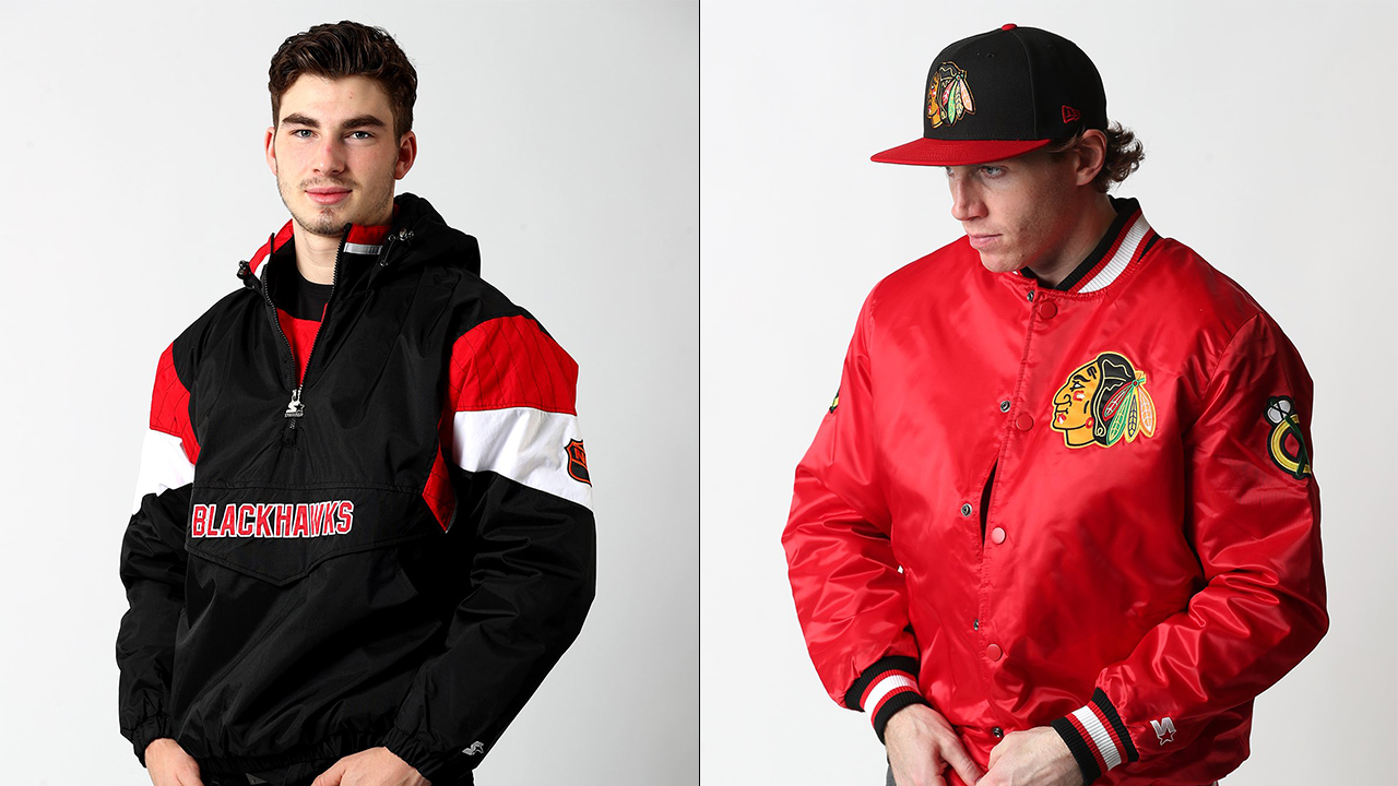 Blackhawks release throwback Starter Jackets