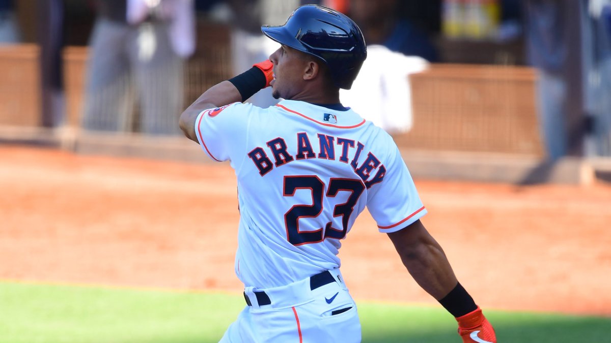 Houston Astros DH Michael Brantley should return next week