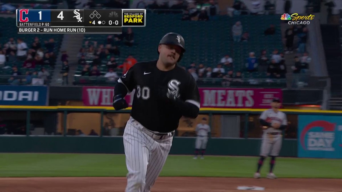 Sizzling Jake Burger hits 1 of 3 Chicago White Sox home runs in a