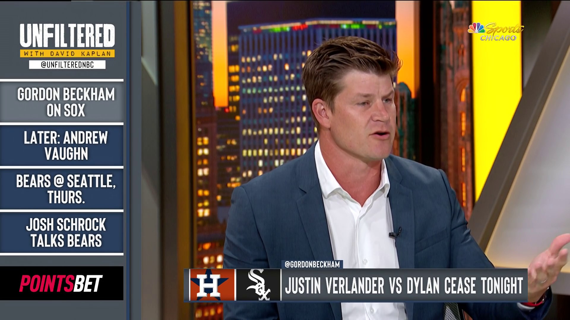 Gordon Beckham expects Cease/Verlander matchup to be a duel – NBC Sports  Chicago