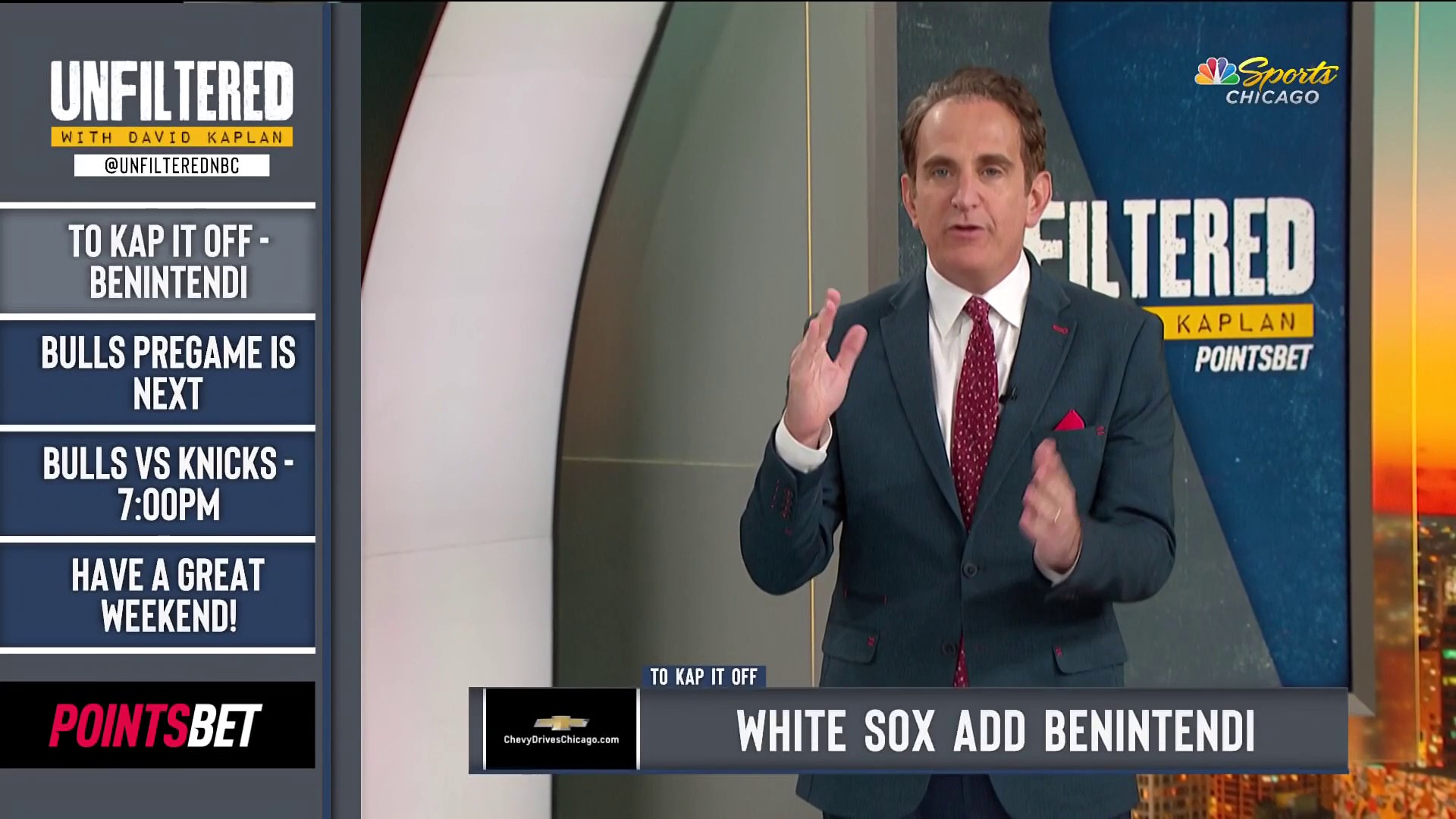 Chicago White Sox - Bring on Benny. 😤