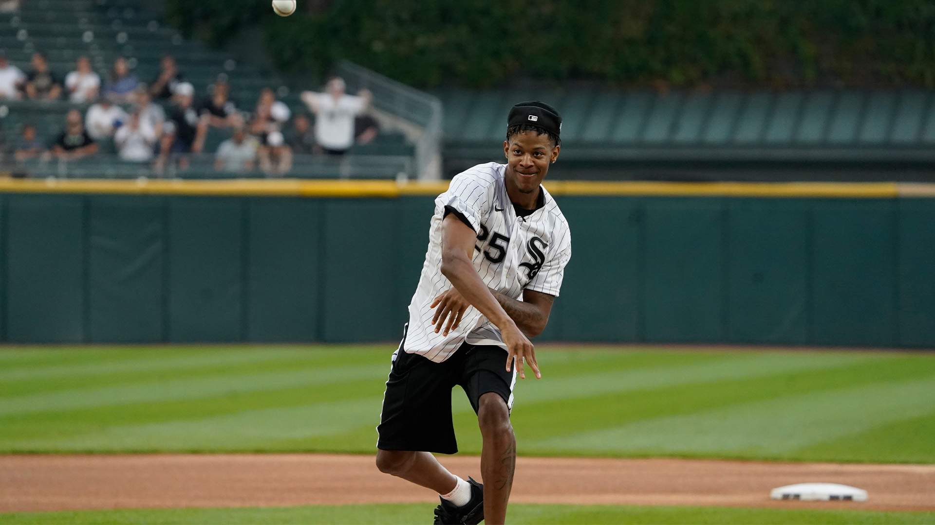 Chicago Bulls on X: .@patricklw4 getting set for first pitch duties at the  @whitesox tonight!  / X