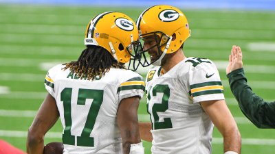 Packers' Davante Adams defends Aaron Rodgers' absence from camp – NBC  Sports Chicago