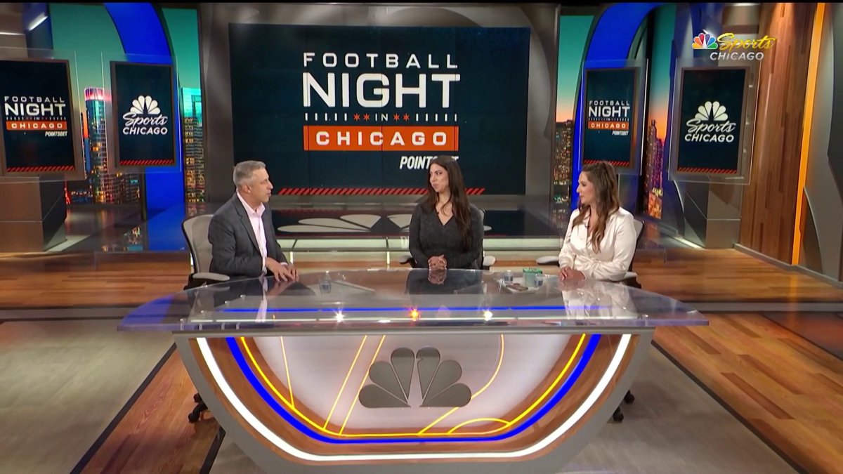 NBC Sports Chicago Broadcast Set Design Gallery