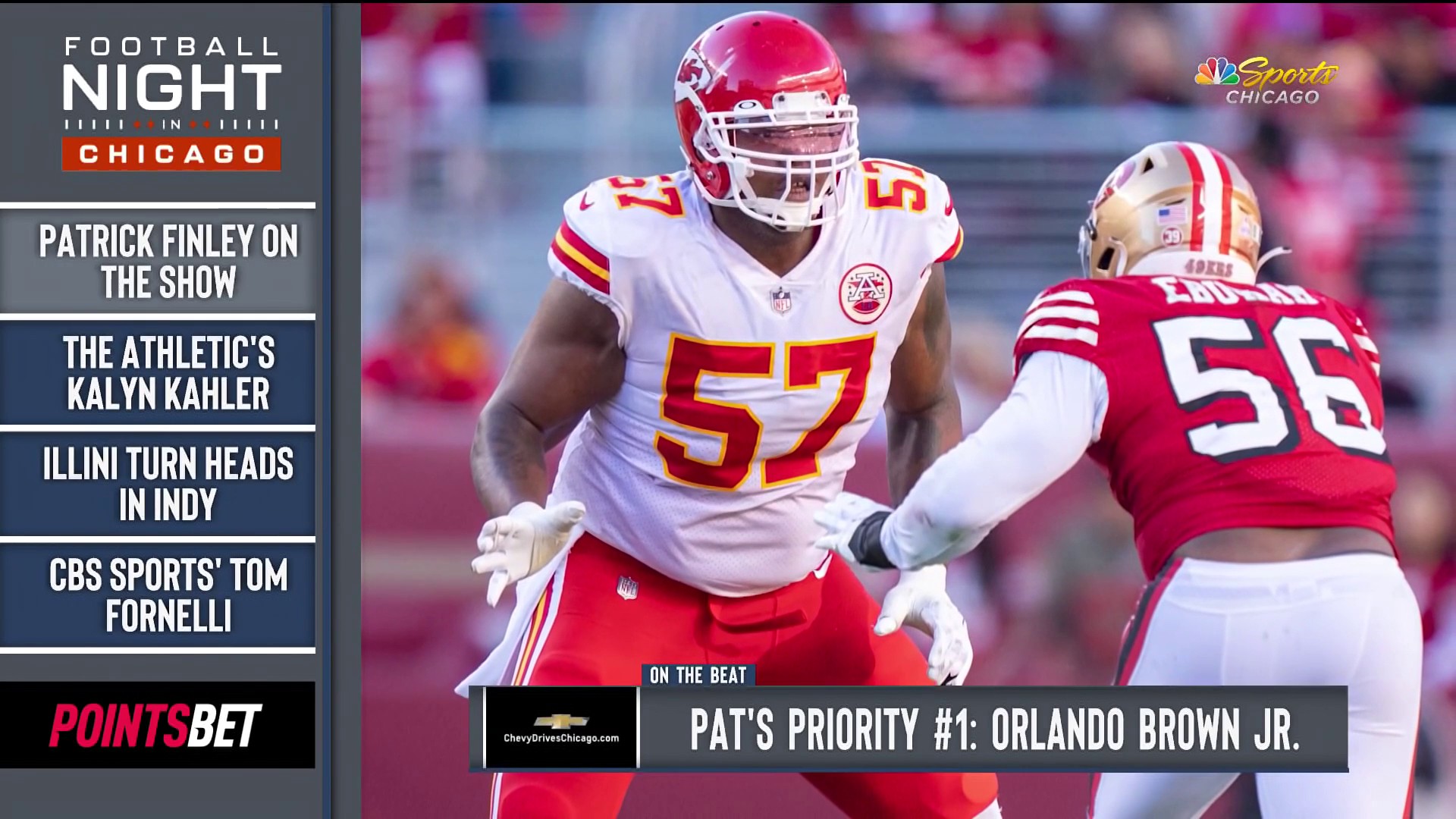 Patrick Finley's free agent priority for Bears: Chiefs' OT Orlando Brown Jr  – NBC Sports Chicago
