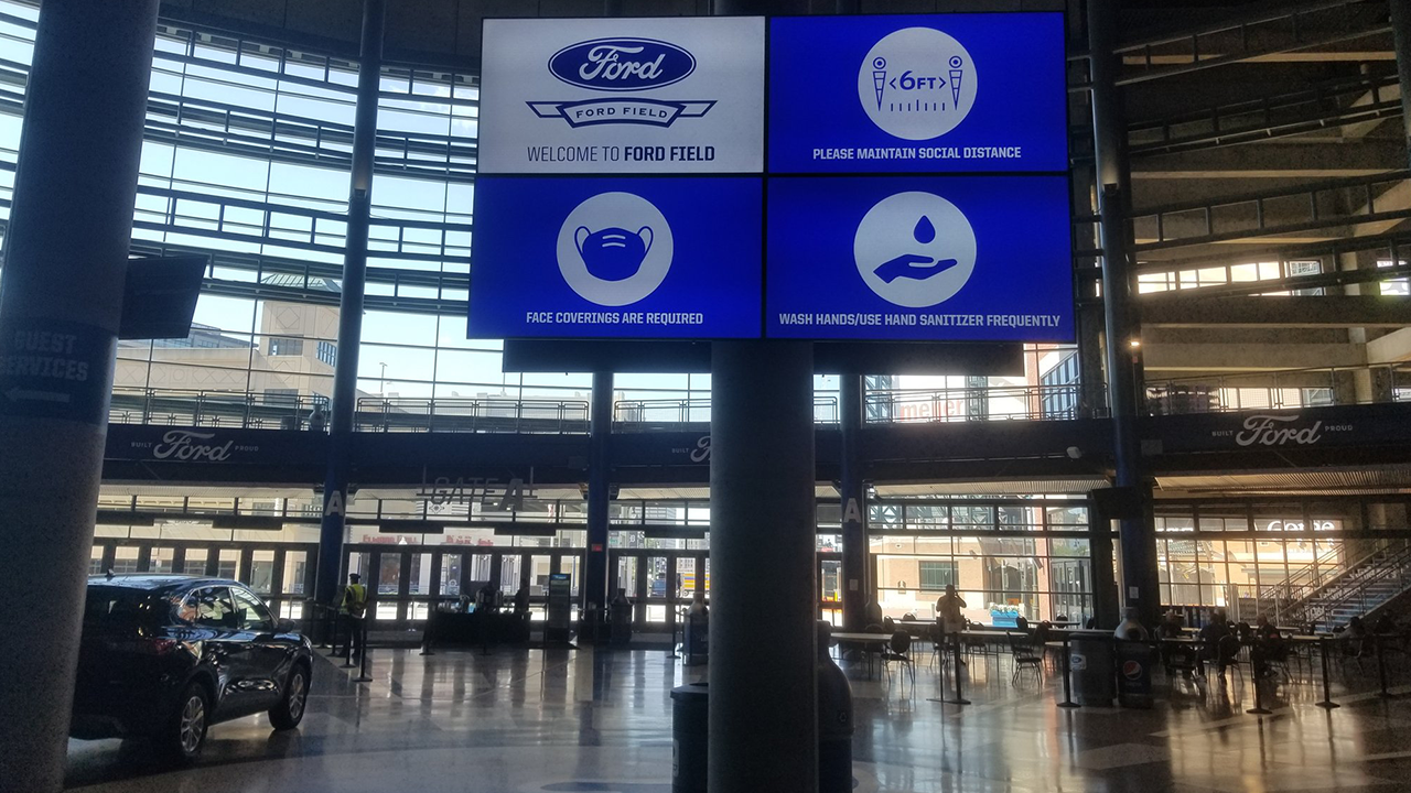 SEE IT: First look at Bears, Ford Field before Week 1 vs. Lions