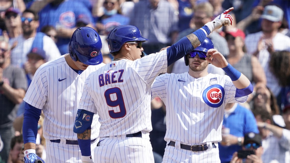 Baez, Rizzo help Cubs sweep Padres 6-1