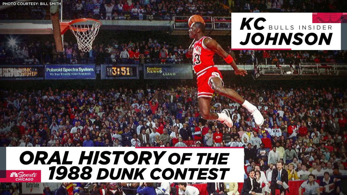 Michael Jordan vs. Dominique An oral history of the 1988 NBA Slam Dunk contest NBC Sports Chicago